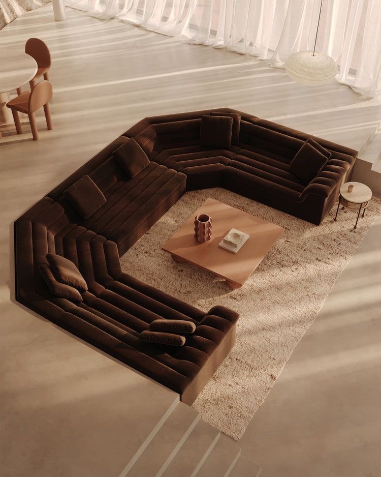 'Float' Conversation pit Sofa by Sarah Ellison 🤎🫠