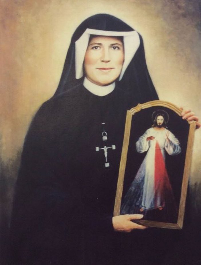 Saint Faustina:
Implore for us the grace of an unfathomable trust in Divine Mercy.