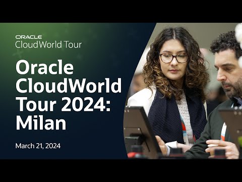 Oracle CloudWorld Tour Milan 2024: Conference Highlights #httpssocialoracl6009X2MPLOracle #Join #Milan #next #year
tinyurl.com/243k7r56