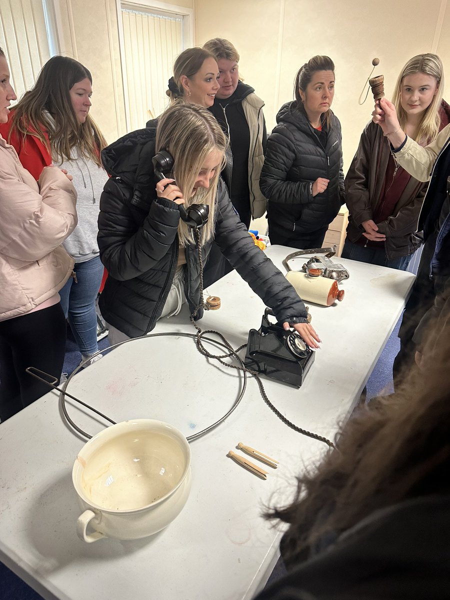 HNC CP learners from @WestLoCollege visit @SummerleeMuseum to further develop their knowledge and understanding of what it was like to live and learn during the Industrial Revolution