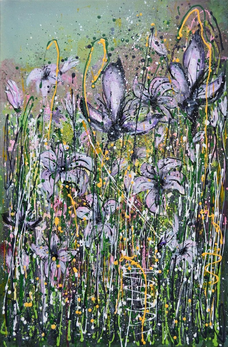 “Somewhere in the Grass - Original #Painting on Canvas Ready to Hang” by @MistyLady4 #art4sale #WallArtDecor artcursor.com/products/somew…