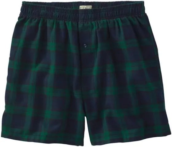 Undies of the Day 25: Bernard

L.L.Bean Scotch Plaid Flannel Boxers - Black Watch Tartan