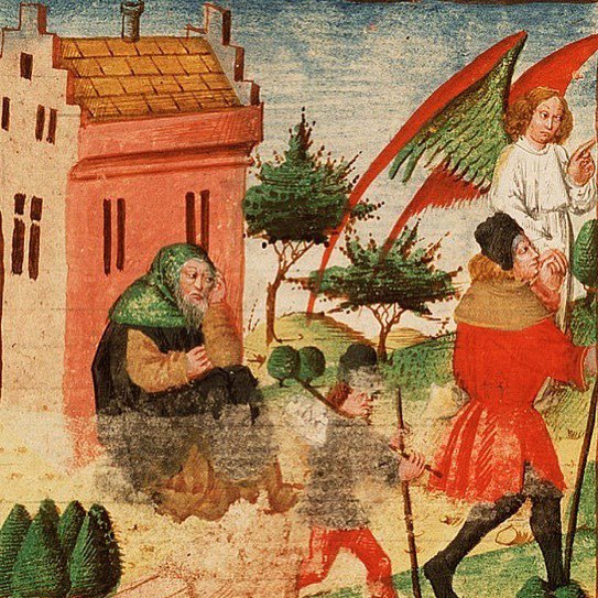“What you hate, do not do to anyone.” —Tobit 4.15 In this image, Tobit sends his son Tobias to retrieve his treasure after giving him the above advice. It’s one the earliest examples of the Golden Rule inverted—what @nntaleb calls the Silver Rule.