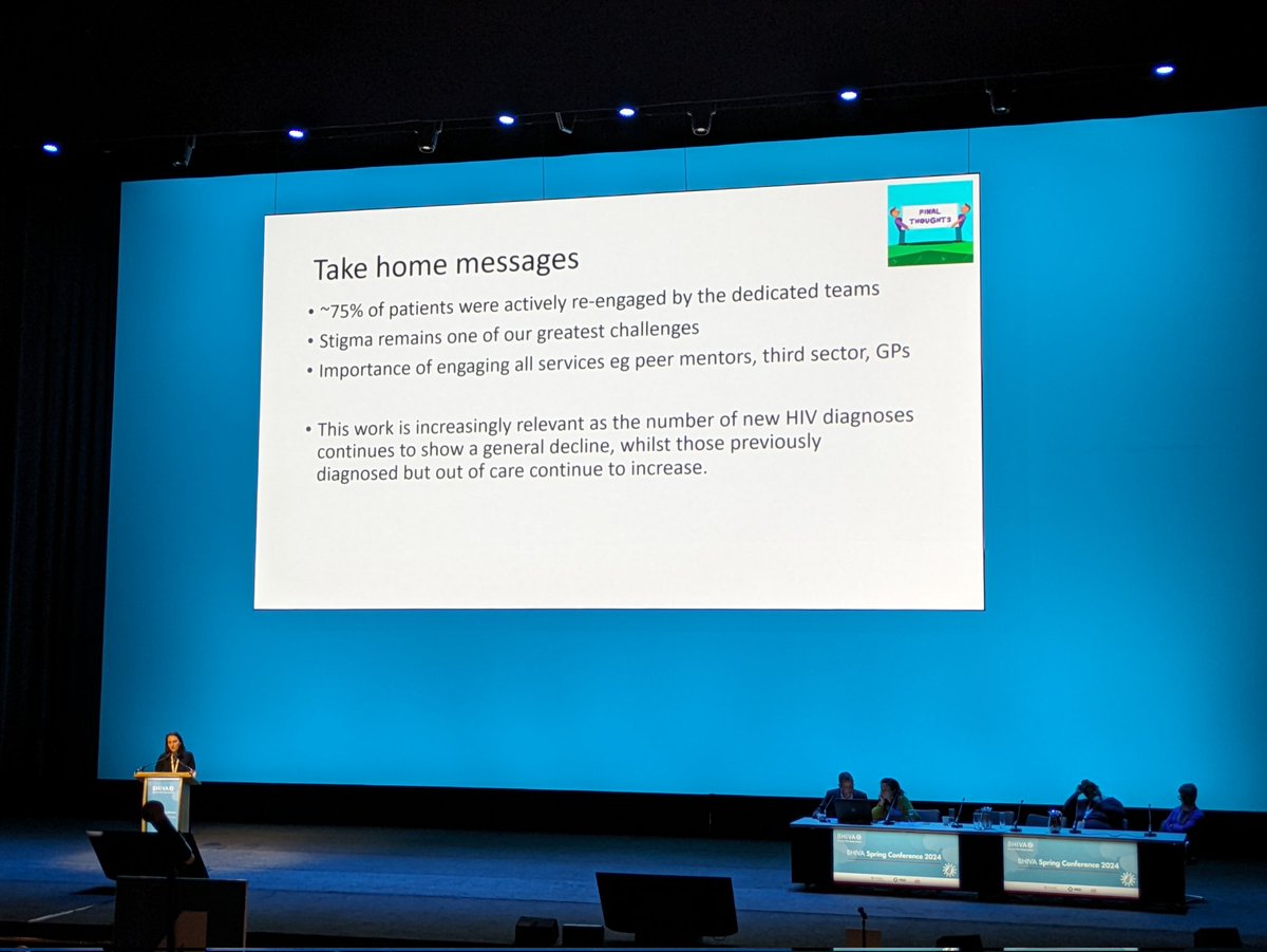 #HIV-related STIGMA continues to be one of the main barriers to patient retention and re-engagement in HIV care. - #BHIVA24 @BritishHIVAssoc