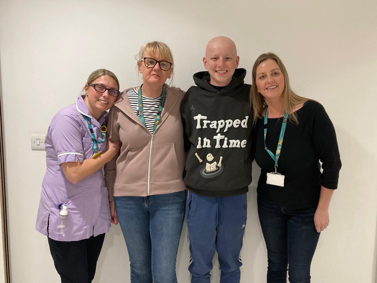 The brilliant team at @pactsheffield are the latest charity to be given £1000 from @thesheff1000 Say hello to Jo, Beryl, Owen (one of their patients) and Nicola. PACT offers emotional and practical support to the children and the families of children who are undergoing