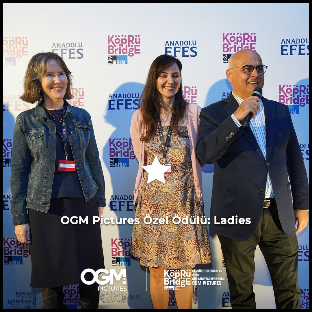 #OGMPictures olarak Köprüde Buluşma: Dizi Atölyesi sponsoru olmaktan gurur duyuyoruz! Dizi Atölyesi Ödülü kazananı; “Ladies” 🤍 Hikayede emeği olan herkesi tebrik ederiz! @iksv_istanbul @ist_filmfest