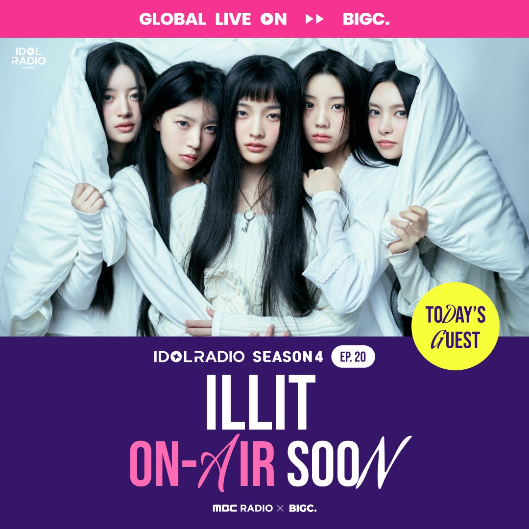 📡IDOL RADIO SEASON 4 🎀ILLIT 🌟FREE LIVE STEAMING ON BIGC 📢EP.20 (ILLIT) ON-AIR SOON Real-time subtitle available! 🇰🇷🇬🇧🇨🇳🇯🇵🇲🇨🇻🇳🇹🇭 📅Live schedule: 2024.04.29 (Mon) 21:00 KST Watch Free Live Streaming Now🔽 go.bigc.im/3WCrpfB #ILLIT #아일릿 #Magnetic…