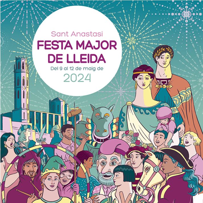 🔈T’interessa❗️Ja tenim aquí el programa d’actes i activitats de la Festa Major de #Lleida 2024🎉 ✅Gaudeix d’un ampli ventall d’activitats culturals, socials, lúdiques, familiars i musicals per gaudir a fons la nostra ciutat 📆Del 9 al 12 de maig