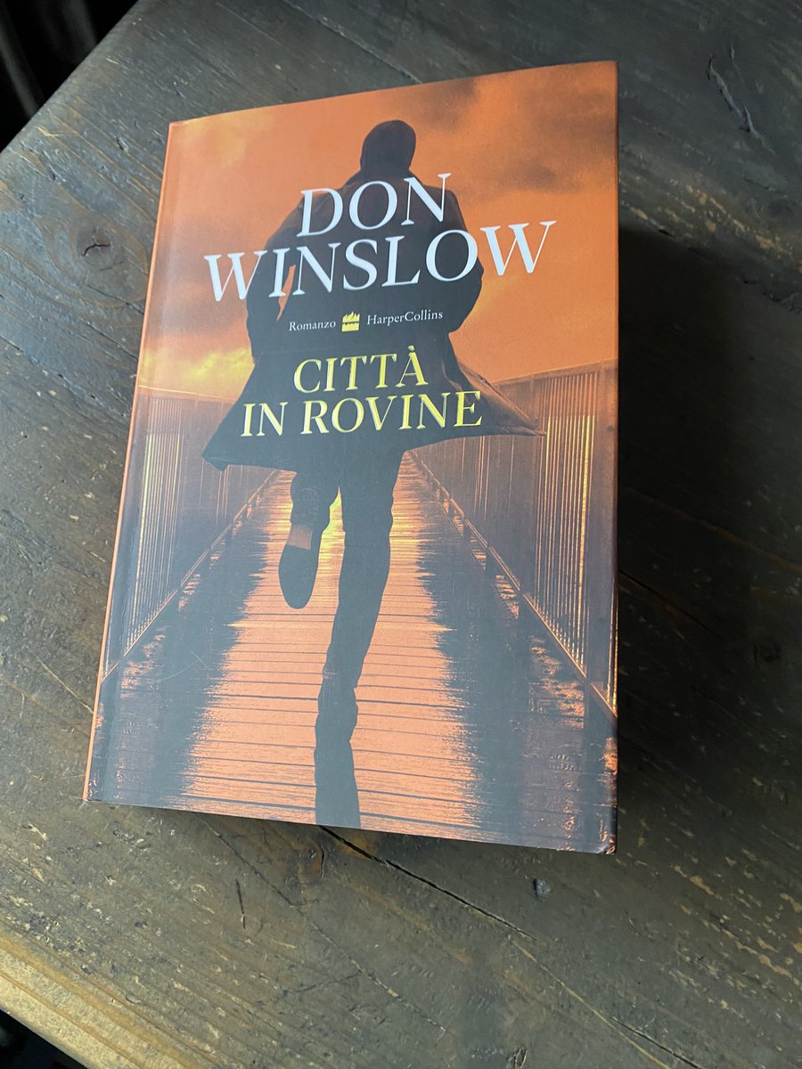 Grazie @donwinslow per un altro, straordinario romanzo! Sarà davvero il tuo ultimo? Speriamo di no. A goodbye can be long, as Chandler would say @harpercollinsIT @FridaSciolla