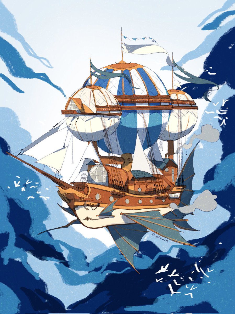 captain_lem's tweet image. Sailing the sky ⛵☁️🌞