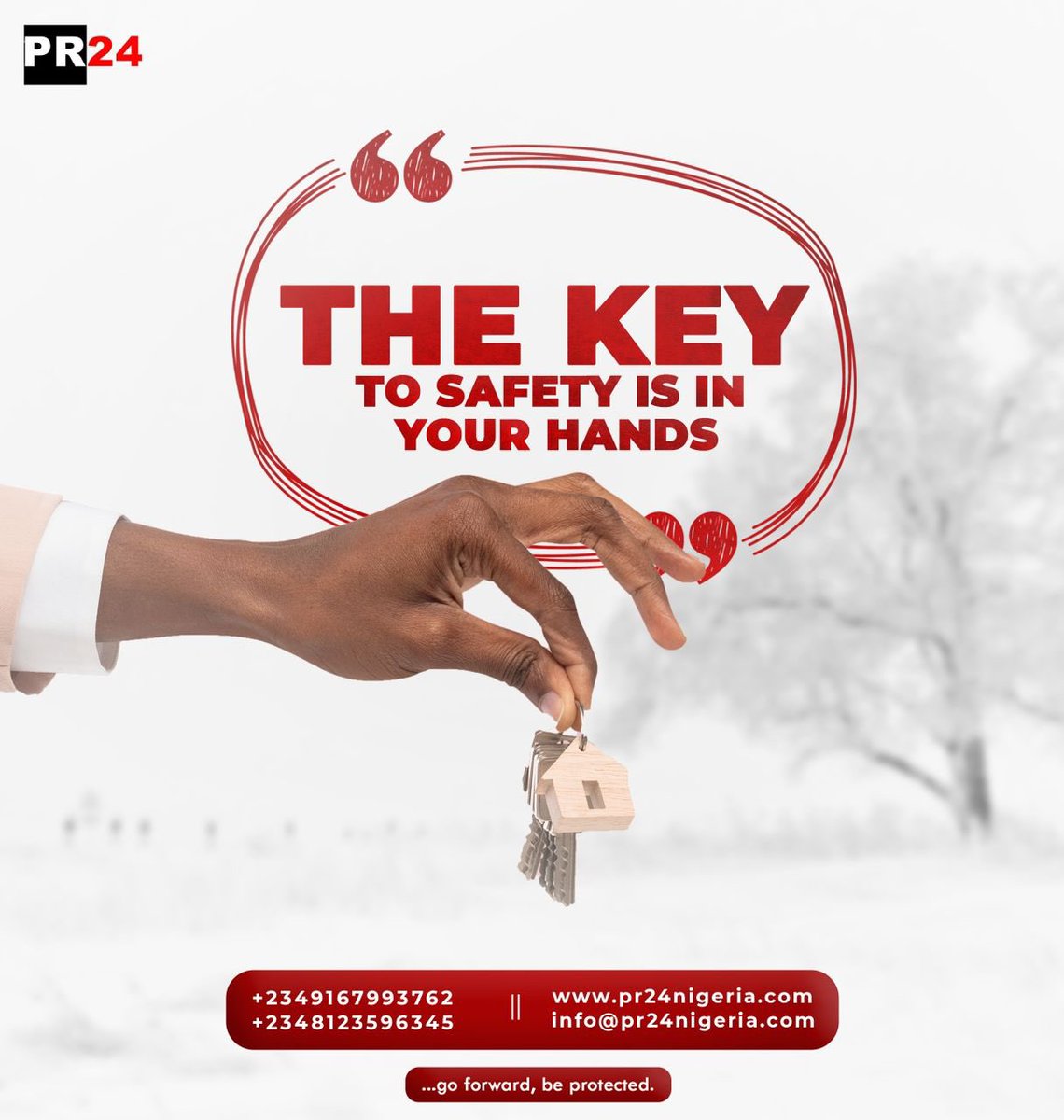 Don’t leave your safety to chance. Be proactive and aware of your surroundings! 

#pr24 #pr24nigeria #security #securitysystem #privatesecurity