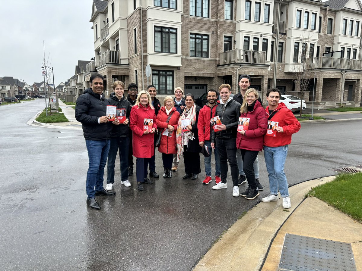 Let’s keep going!!! Election day in Milton is in THREE DAYS and #teamgalen is out everyday in rain, snow and sun. Milton is ready to elect a new progressive MPP and vote for positive change in their community!