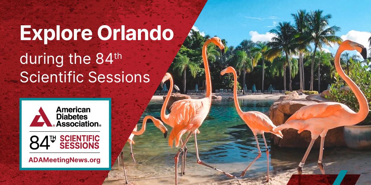 Experience the magic of Orlando during the 84th Scientific Sessions! Learn more in ADA Meeting News: bit.ly/3xBi1OP #ADASciSessions