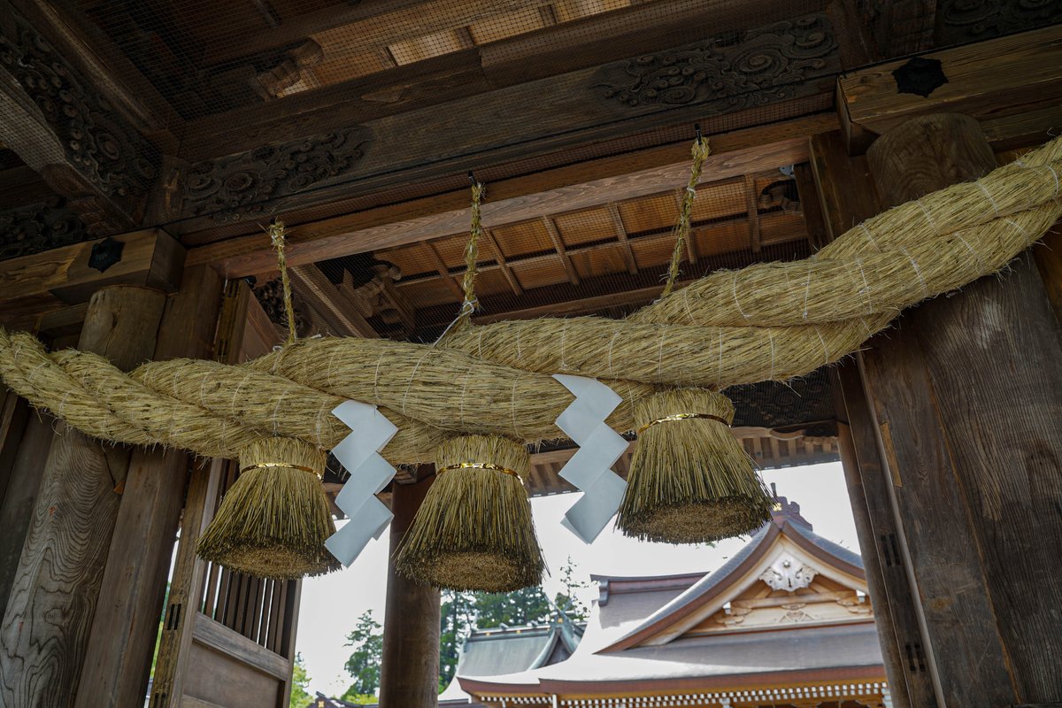 阿蘇神社 楼門 復旧後初の参拝でした。 #α7iii #神社 #阿蘇市