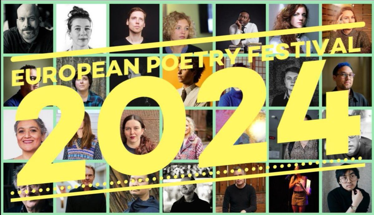 Delighted to announce the program for the 2024 @europepoetfest! June 19th - July 3rd. 10 events, over 100 new collaborations. Thanks @natpoetrylib @RichMixLondon @writerskingston @hundredyearsgal @ACF_London @WritersCentre @OpenEyeGallery europeanpoetryfestival.com/2024