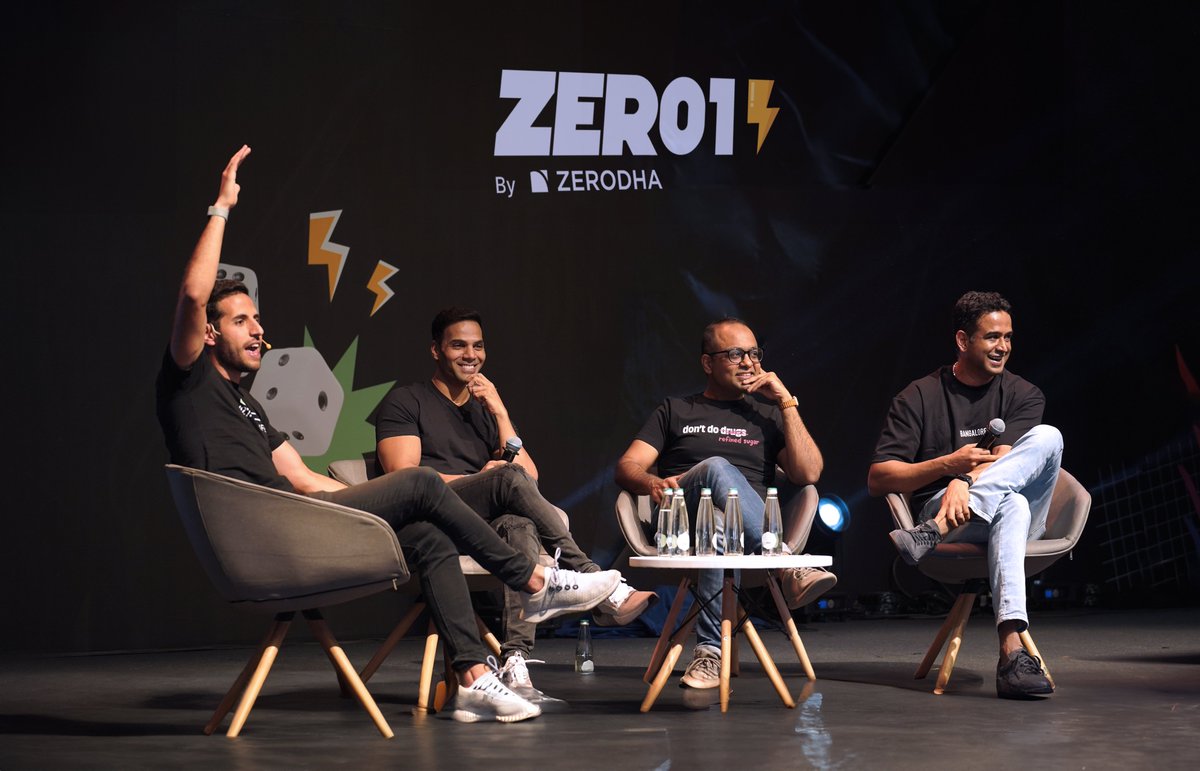 Slowly getting back to normal. 😀 At the Zero1 fest, talking about health and wealth with @nasdaily, JC @FITTRwithsquats, and @twitellectual.