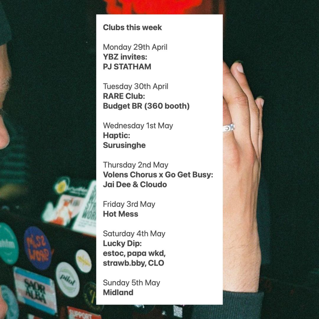 Clubs this week, tickets: ra.co/clubs/13319