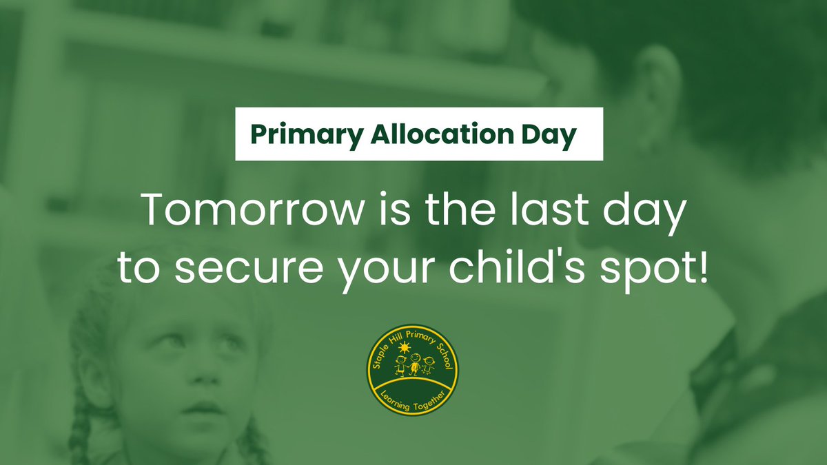 As we get closer to the summer, we start making preparations for our new intake of pupils in September. Tomorrow April 30th is the last day to accept your offer.