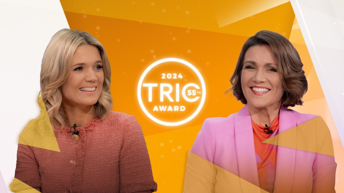 Terif-TRIC news! Good Morning Britain, @susannareid100 and @CharlotteHawkns have been nominated in this year’s @TRICawards ! 🥳 The public vote is open now and we would love your vote. You can vote here 👉 poll-tric.org.uk