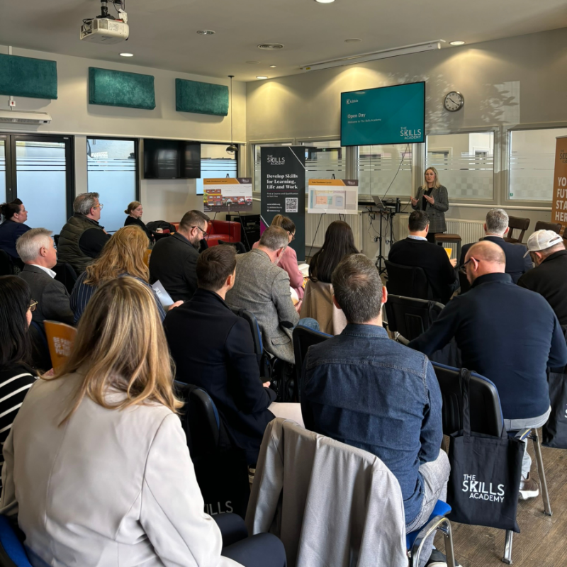 KibbleGroup's tweet photo. 👏🌟 Young people were exceptional in showcasing Kibble’s Skills Academy at the Open Day. Their panel was a highlight as one candidly shared: “𝐈𝐟 𝐢𝐭 𝐰𝐚𝐬𝐧’𝐭 𝐟𝐨𝐫 𝐓𝐡𝐞 𝐒𝐤𝐢𝐥𝐥𝐬 𝐀𝐜𝐚𝐝𝐞𝐦𝐲, 𝐈 𝐰𝐨𝐮𝐥𝐝𝐧’𝐭 𝐡𝐚𝐯𝐞 𝐠𝐨𝐭 𝐚𝐧𝐲 𝐪𝐮𝐚𝐥𝐢𝐟𝐢𝐜𝐚𝐭𝐢𝐨𝐧𝐬.”
