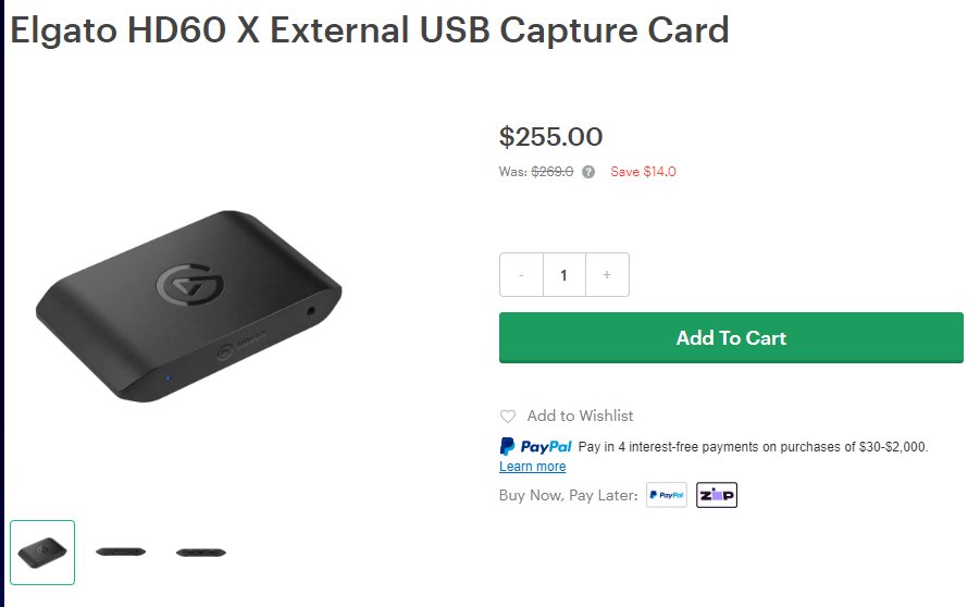 Alright I'm about to order the Elgato HD60 X for dual PC streaming. Thoughts?