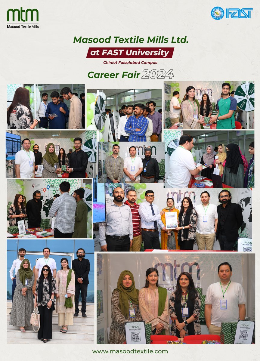 MTM participated in the FAST Uni Career Fair 2024. Standing alongside over 100 companies, we engaged with passionate students and professionals, sharing insights regarding sustainable practices and career opportunities.