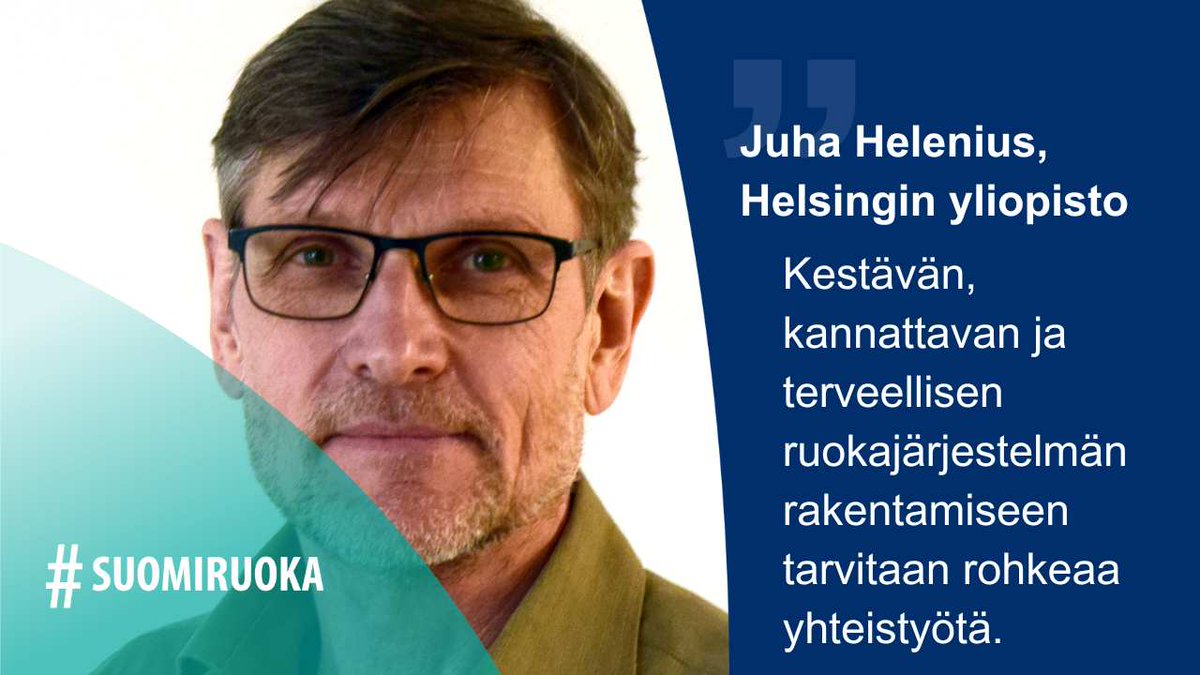 Juha Helenius esittää blogissa ruokastrategian keskeisiä kysymyksiä. Miten kotimainen tuotanto vastaa kestävän ja terveellisen ravitsemuksen kysyntään? 

Lue 📃 mmm.fi/keskustelua-ru…