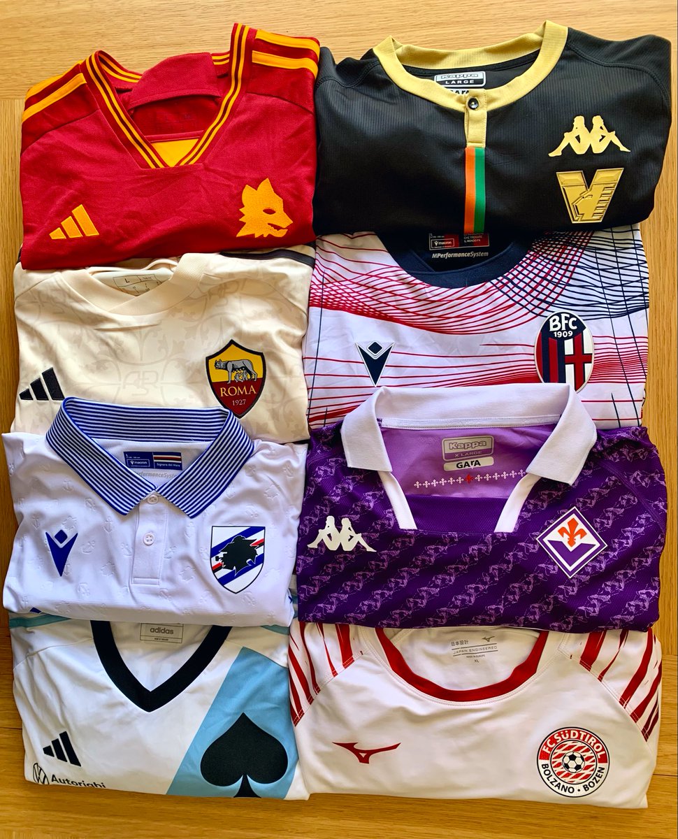 This seasons matchworn shirts 🇮🇹 (so far…)