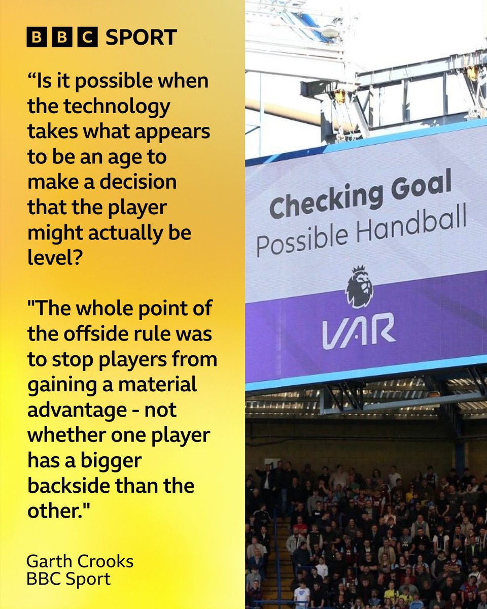 Garth Crooks doesn't hold back on VAR 😬 #BBCFootball #PL
