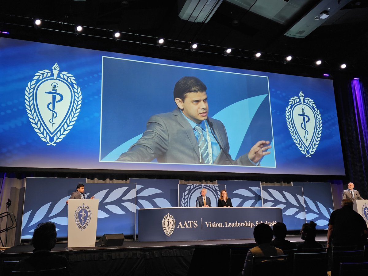DVervoort94's tweet photo. "Survival at 30y is excellent .. coronary reoperations occur early .. Aortic reinterventions occur late."

Dr. Rodolfo Rocha, star resident @UofTCVsurgery, receives Presidential Abstract Recognition Award for study of late outcomes after #TGA repair @SKHeartCentre.

#AATS2024 https://t.co/b1QVNMPMNI