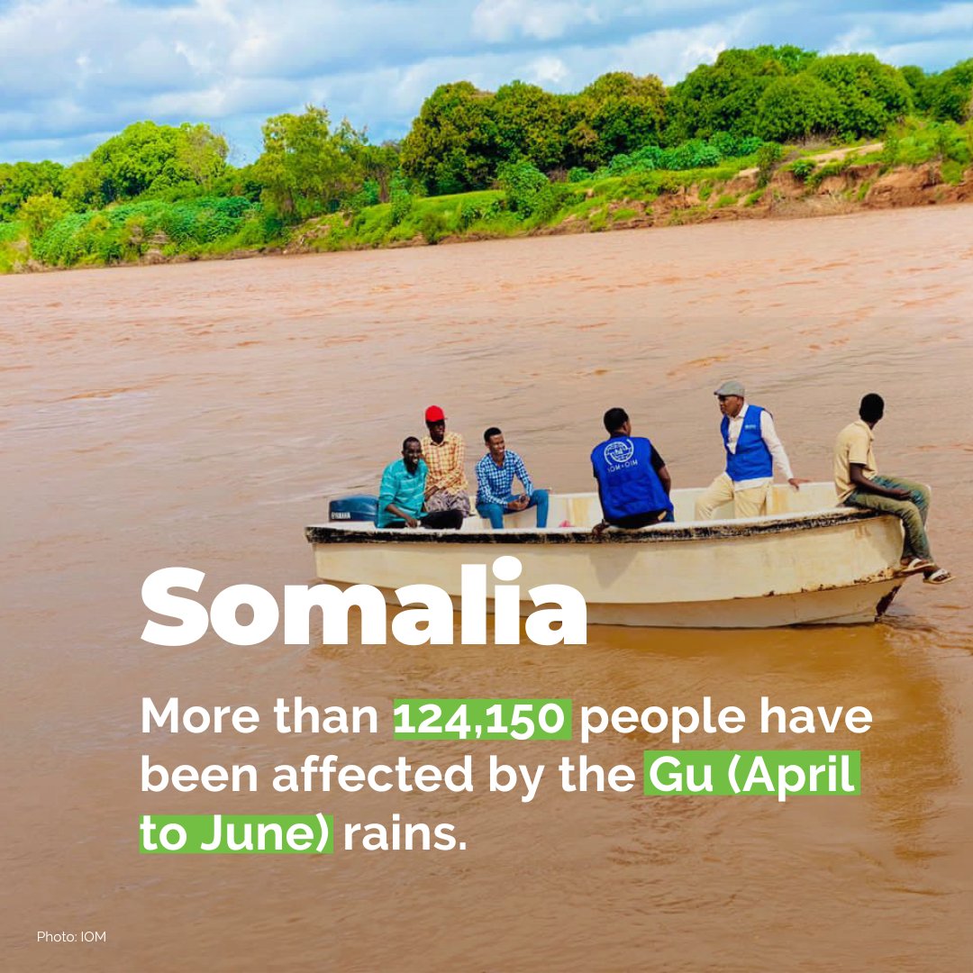 Heavy rains and floods have displaced more than 5,100 people and killed seven in #Somalia. Partners are calling for more funding to scale up the response as heavy rains are expected to continue. reliefweb.int/report/somalia…