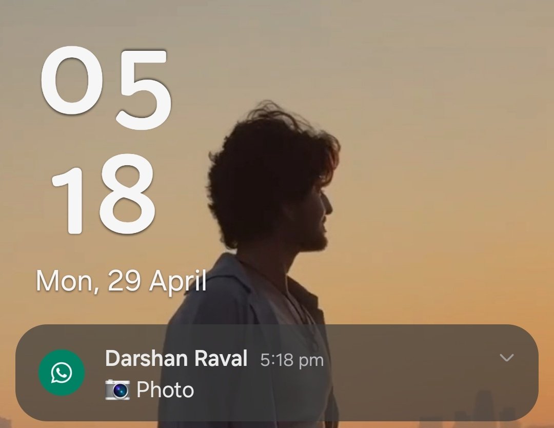 Notifications like this makes my heart skip a beat 🫰🏼🥹💙 @DarshanRavalDZ