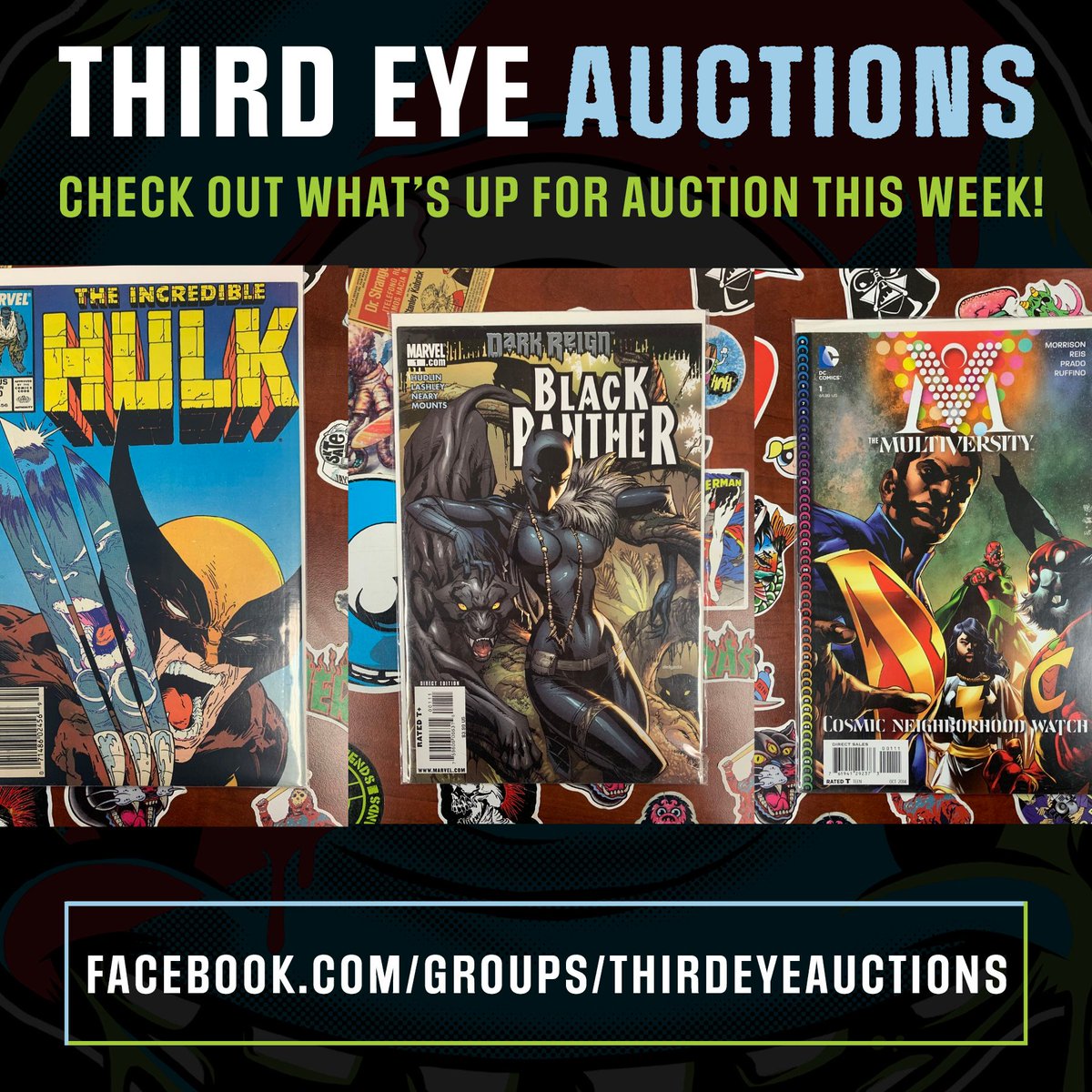 BIG Monday for THIRD EYE AUCTIONS today!!! Legendary covers, massive key issues & more coming your way at 12PM EST -- all with $1 starting bids!!! Join & bid👉facebook.com/groups/thirdey…