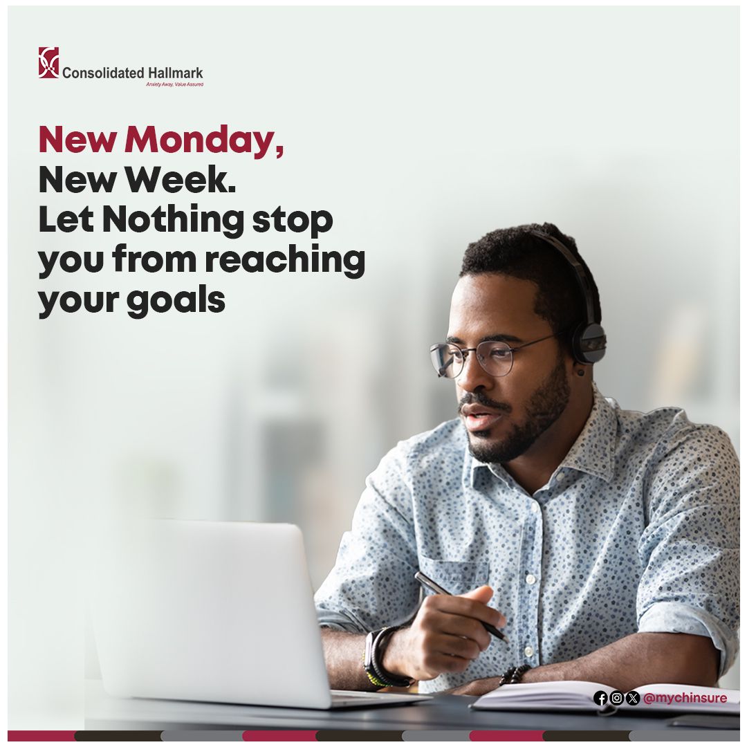 Wishing you a splendid week as you accomplish all you have set out to do this week.
#Insurance #InsuranceCoverage #GeneralInsurance #MondayMotivation #NewWeek #IfYouLoveItInsureIt #LoveItInsureIt #DoMoreWithUs #SafetyFirst