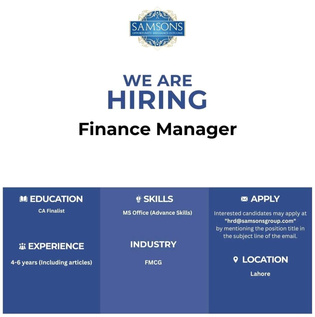 Job Alert

Position - Finance Manager

#jobhunt #jobsearch #jobalert #jobvacancy #jobseekers #jobposting #jobsearching #recruiting #recruitmentagency #recruitment #recruiter #recruitmentjobs #recruitingnow