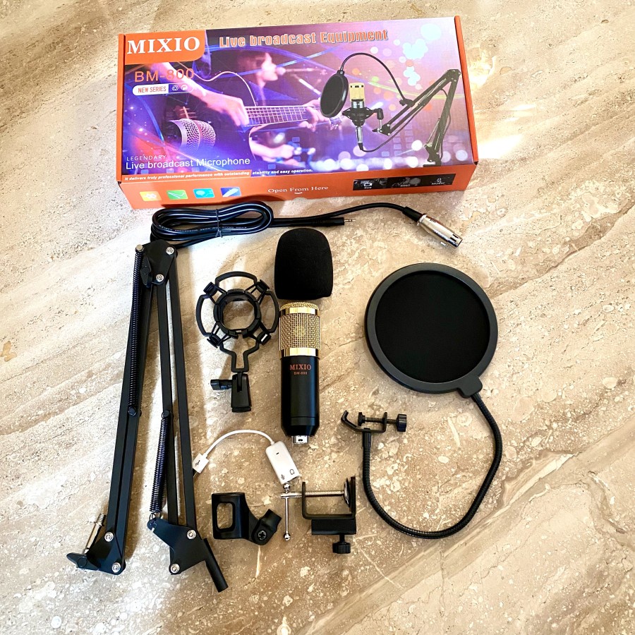 • MIXIO BM800 ORIGINAL Full Paket recording Microphone Condenser Live •

🔗Link : shp.ee/o53sr08