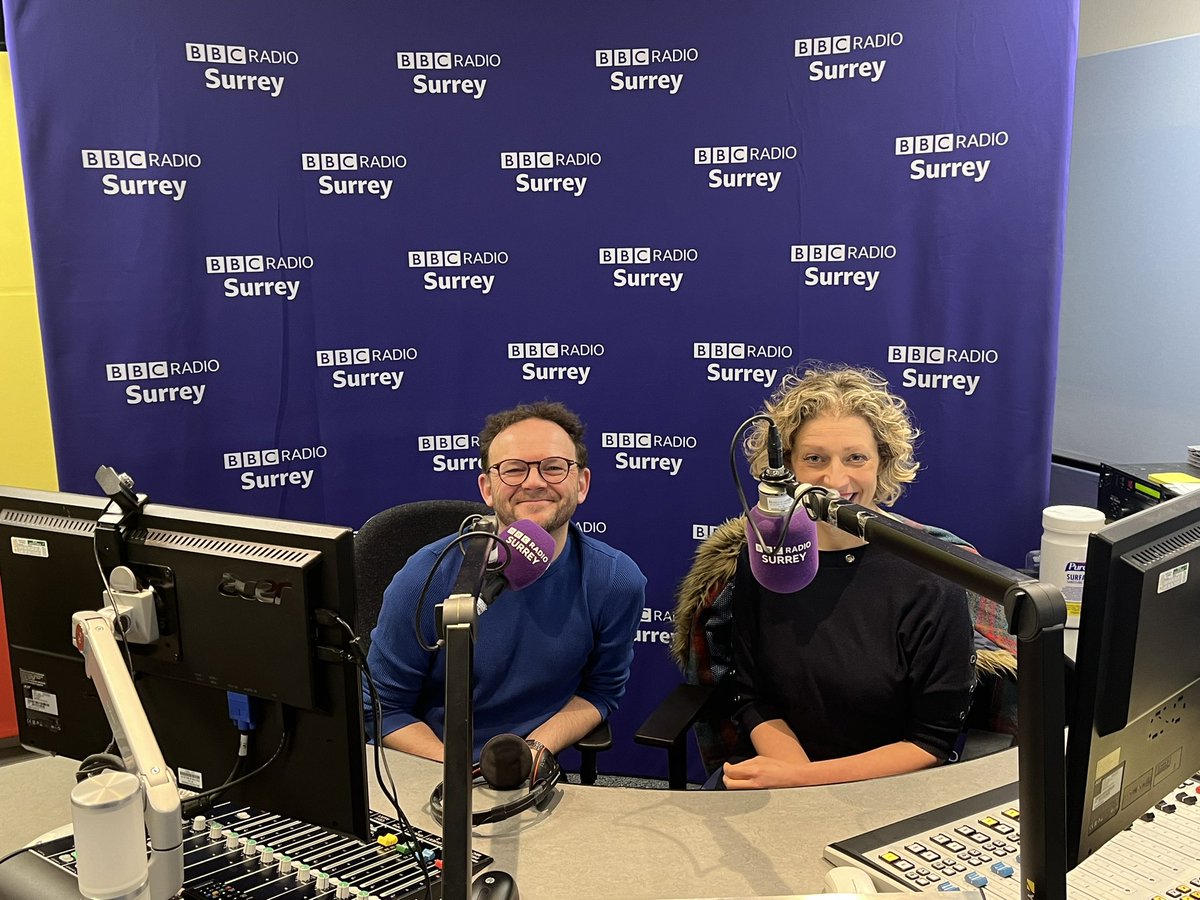 Tune in to @sarahjgorrell on @BBCSussex @BBCSurrey every day this week at 1240. You can hear a conversation I recorded between the founders of @GuildfordBard as they celebrate their 18th birthday. 🥳🎭 It’s all part of #SurreyDay.