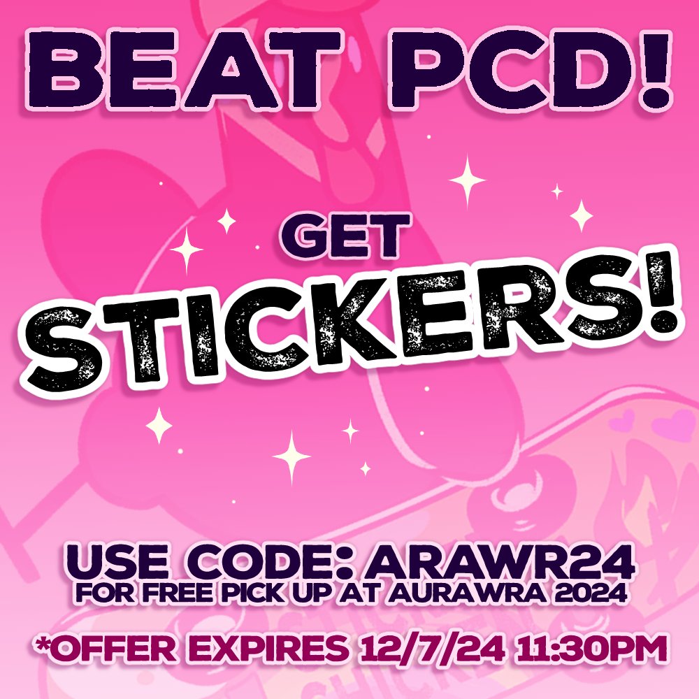 _StickerChicken's tweet image. Beat PCD! Get Stickers!

Use code 'ARAWR24' for FREE PICKUP at Aurawra 2024! 

(If you're a trader, get your order in early!)

*Offer Expires 12/07/2024 11:30PM