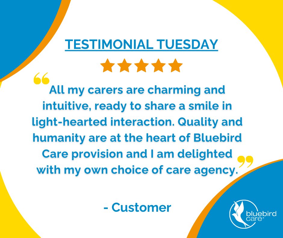 🌟Testimonial Tuesday!🌟
It`s lovely to receive such wonderful words from our Customers and their Families.💙

Start care within 24 hours of an assessment👉 bit.ly/WBNHHomeCare

#Tuesday #Compliment #HomeCare #Care #HealthCare #CareWorker #Family #Feedback #CareServices #Home
