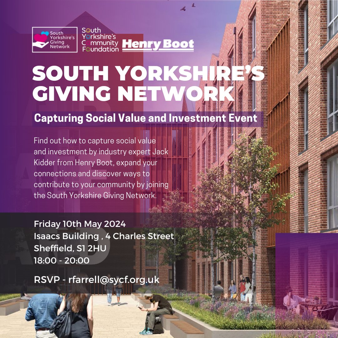 📢We're excited to announce industry expert Jack Kidder from @HenryBootPLC as our headline speaker at a special event showcasing how organisations can capture social value and investment! Click to register for the free event: bit.ly/44mq5PE