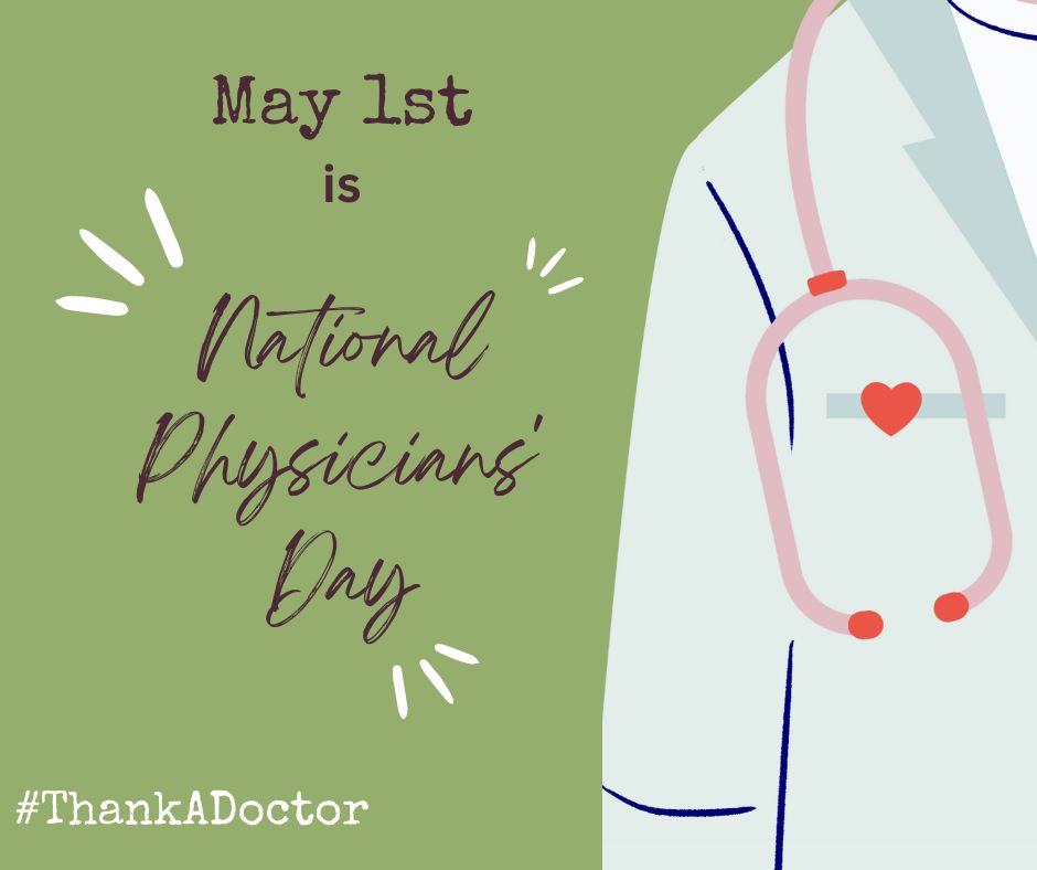 On #NationalPhysiciansDay we'll launch a month-long campaign about our Island docs and their work, along with 'thank-yous' from the public. We encourage you to share, adding your own positive experiences to celebrate the physicians who choose to live and work on #PEI