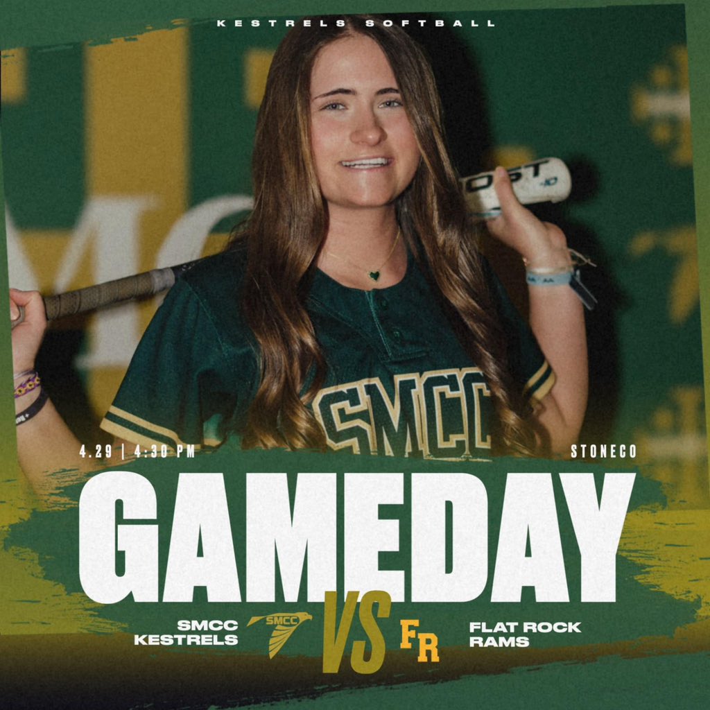 Game Day!
•
Kestrels will be hosting Flat Rock for a League game!
First pitch is set for 4:30pm
#KestrelSoftball #GoKestrels #SMCCAthletics