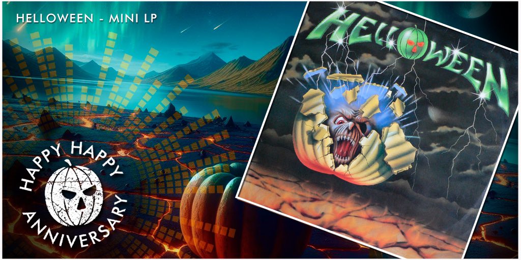 🎃💥 The scream that started it all: Our first EP 'Helloween' was released in 1985! What's your favourite track? #Helloween