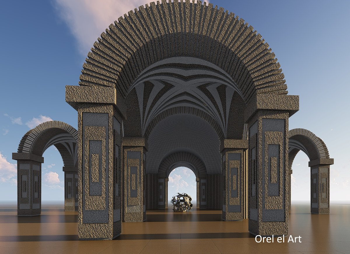 rotunda with arches. 3D model for architectural printing
#art #arhitecture #architect #artgallery #artexhibition #saatchigallery #saatchiart #artexpo #nft #opensea