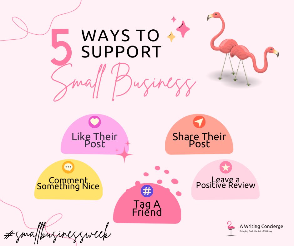 #supportsmallbusiness #smallbusinessweek 🦩