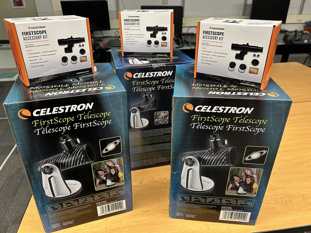 Thank you @CivilAirPatrol for supplying our Flight & Space class with these Telescope STEM kits!! My students can’t wait to use them! #STEM #PLTW #edtech