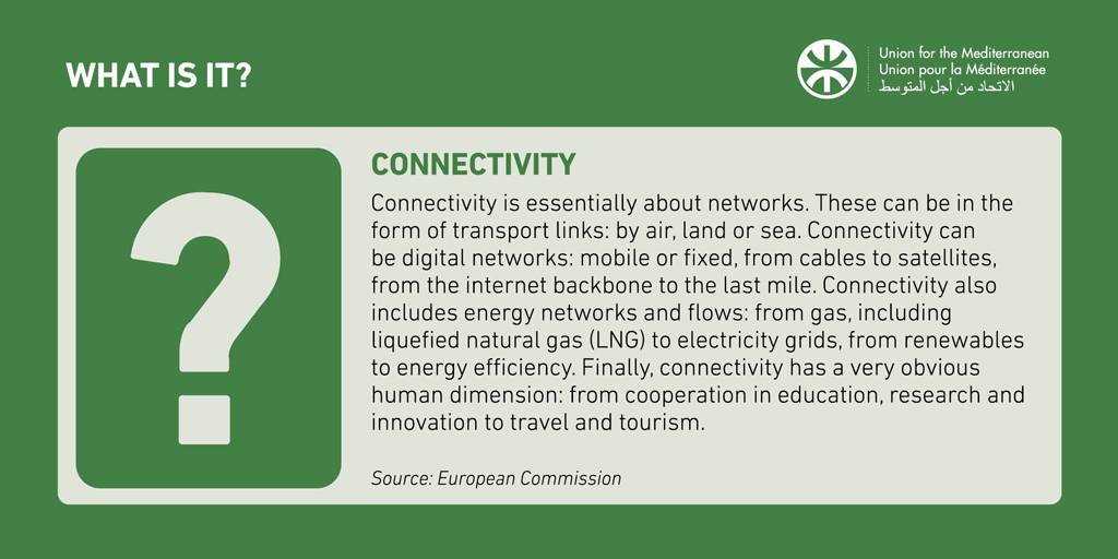 🌐 Connectivity - transport, digital networks, energy flows, human cooperation - drives our world. Let's bolster these ties in the Euro-Mediterranean for a more collaborative, efficient future. Check out our first report on regional integration: ufmsecretariat.org/regionalintegr… @OECD…