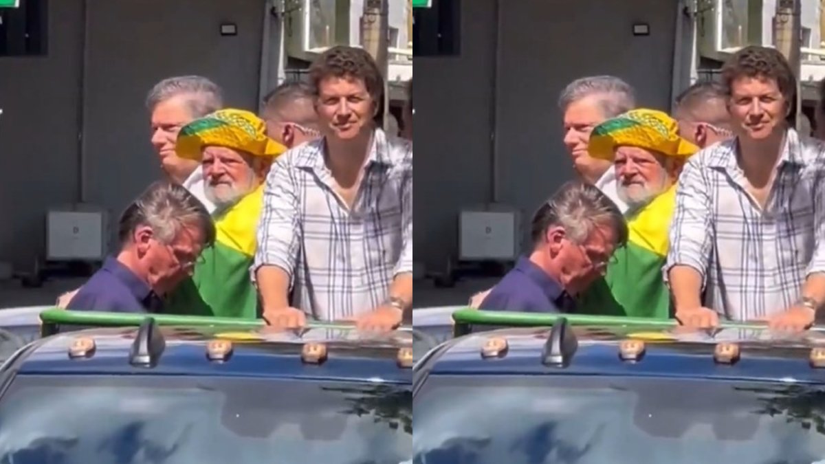VÍDEO: Bolsonaro e Salles viram meme após cena constrangedora em Ribeirão Preto 📍Leia na @revistaforum revistaforum.com.br/politica/2024/…