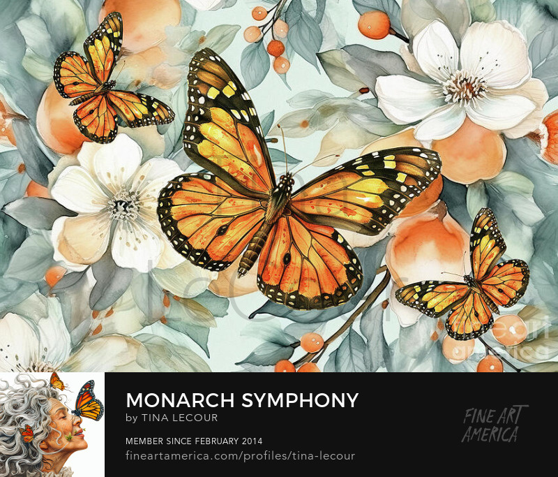 Monarch Symphony..Available Here..tina-lecour.pixels.com/featured/monar… #monarch #butterfly #butterflies #wallartforsale #WallArtDecor #interiordesign #MothersDayGifts #mothersdaygiftideas #giftideas #gifts #giftsforher #flowers #floral #interiordesigner #mothersday2024 #homedecor #canvas