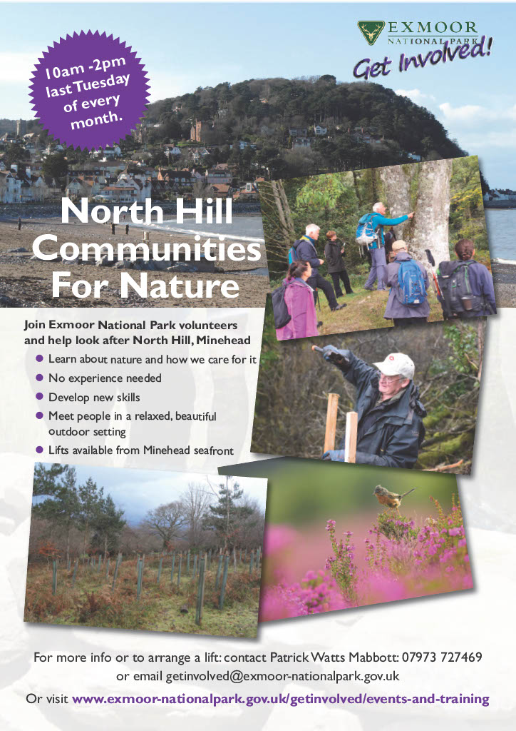 With heavy rain forecast tomorrow, we have taken the decision to cancel April’s North Hill Communities for Nature activity. We’ll be back up there Tues 28 May 10am – 2pm – All welcome. More info: here tiny.cc/kobwxz